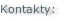 Kontakty: